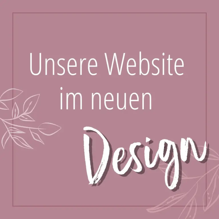 Neuer Look für unseren Internetauftritt